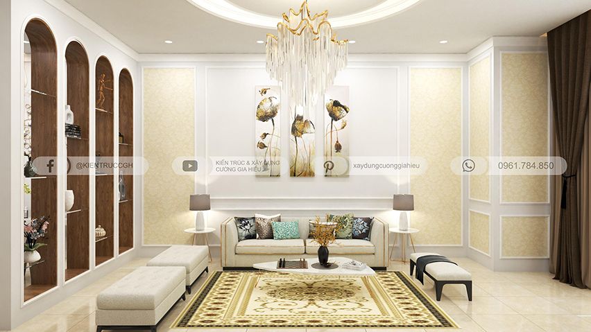 Thiết kế nội thất phòng khách 