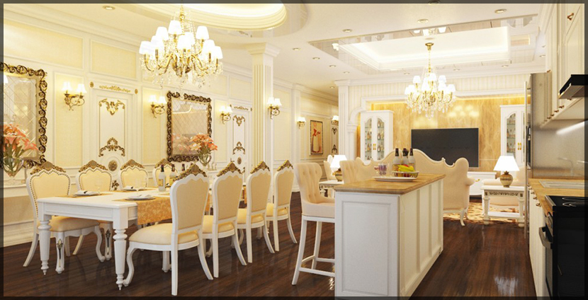 THIẾT KẾ NỘI THẤT PHÒNG BẾP ĐẸP